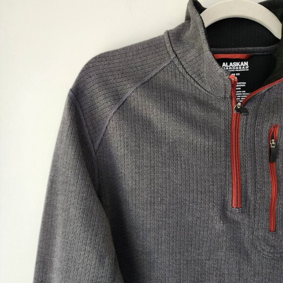 Alaskan Hard Gear by Duluth Trading Co Long Sleeve Quarter Zip Jacket Med 106803 - Picture 2 of 7